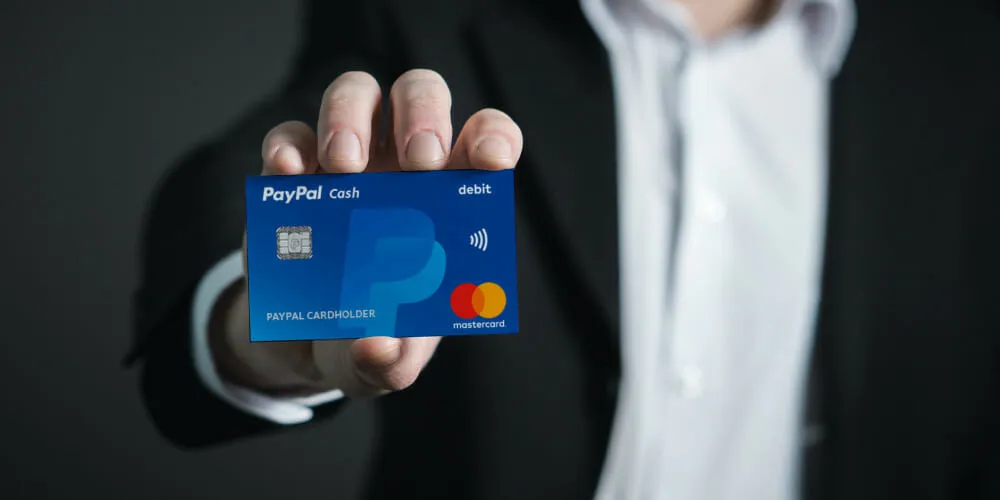 Payment by PayPal Cash Card